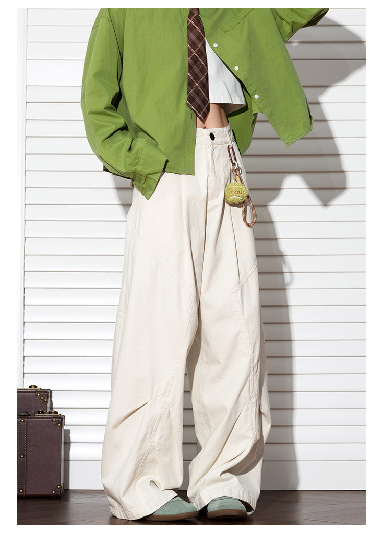 Straight casual pants