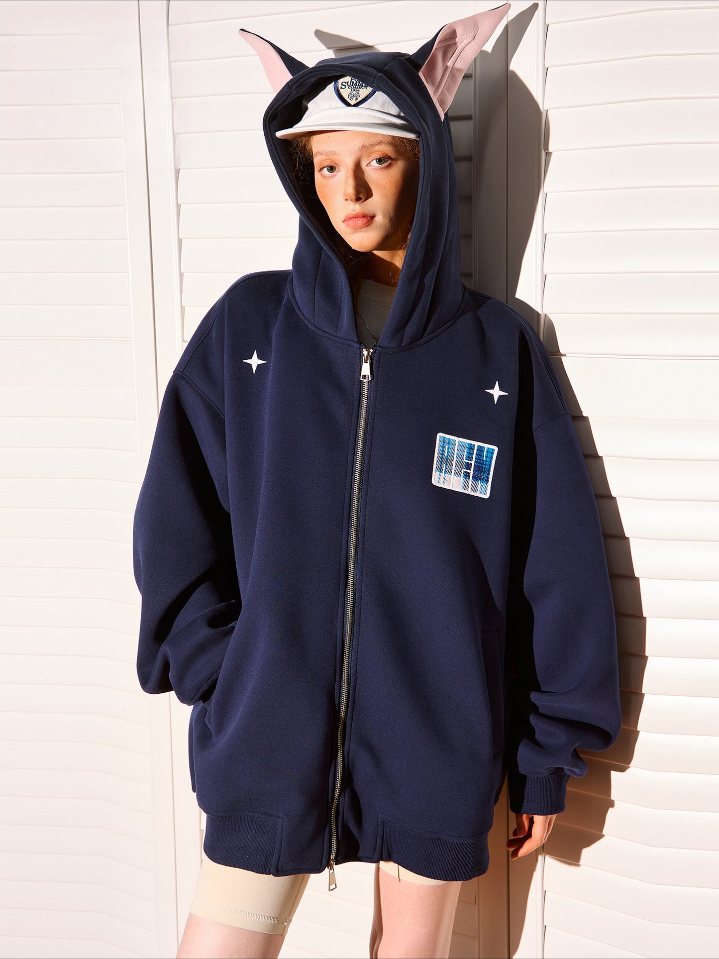 Dubinger Hooded Cardigan Zip-Up Jacket