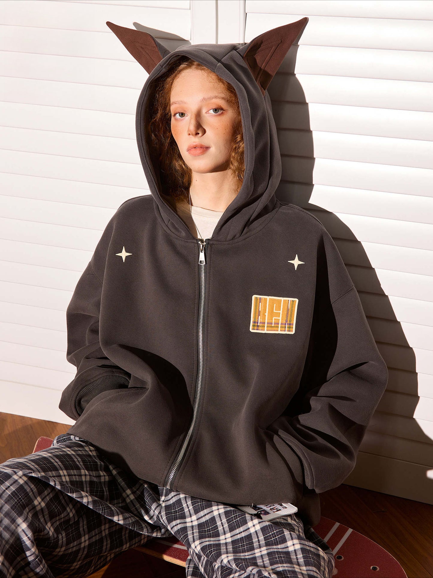 Dubinger Hooded Cardigan Zip-Up Jacket