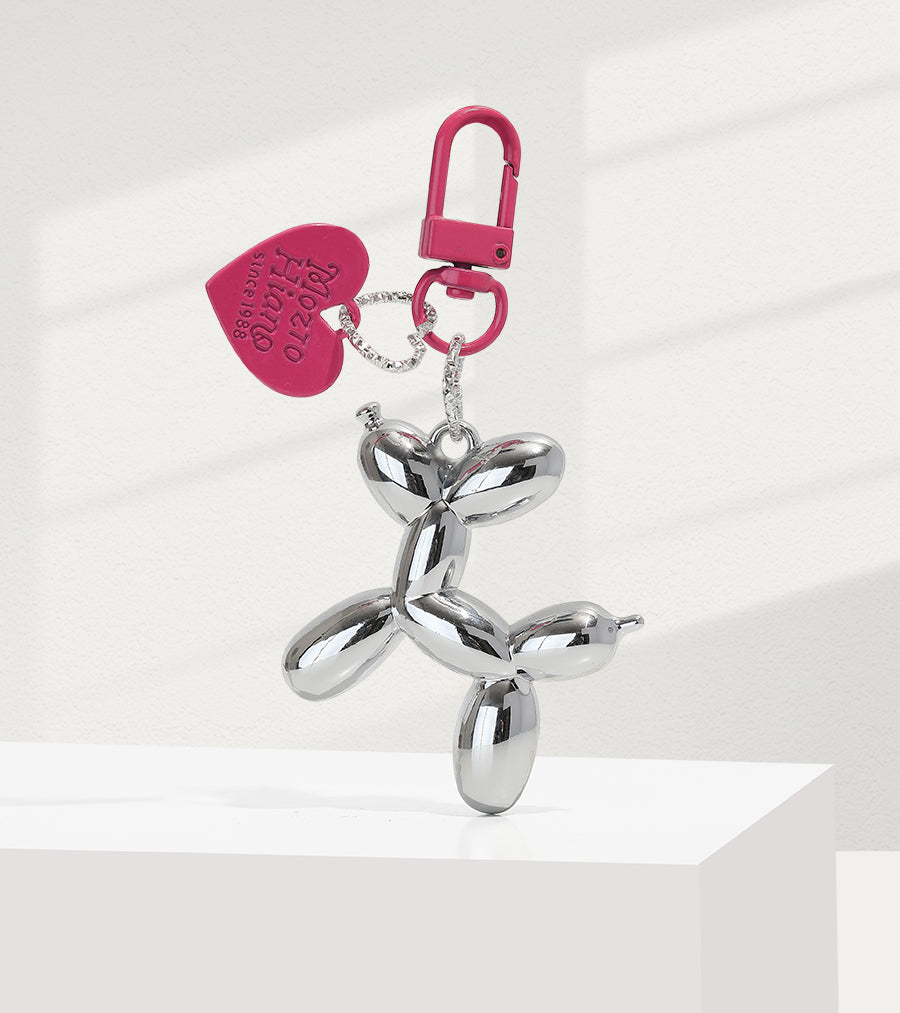 Dark Cool Balloon Dog Keychain