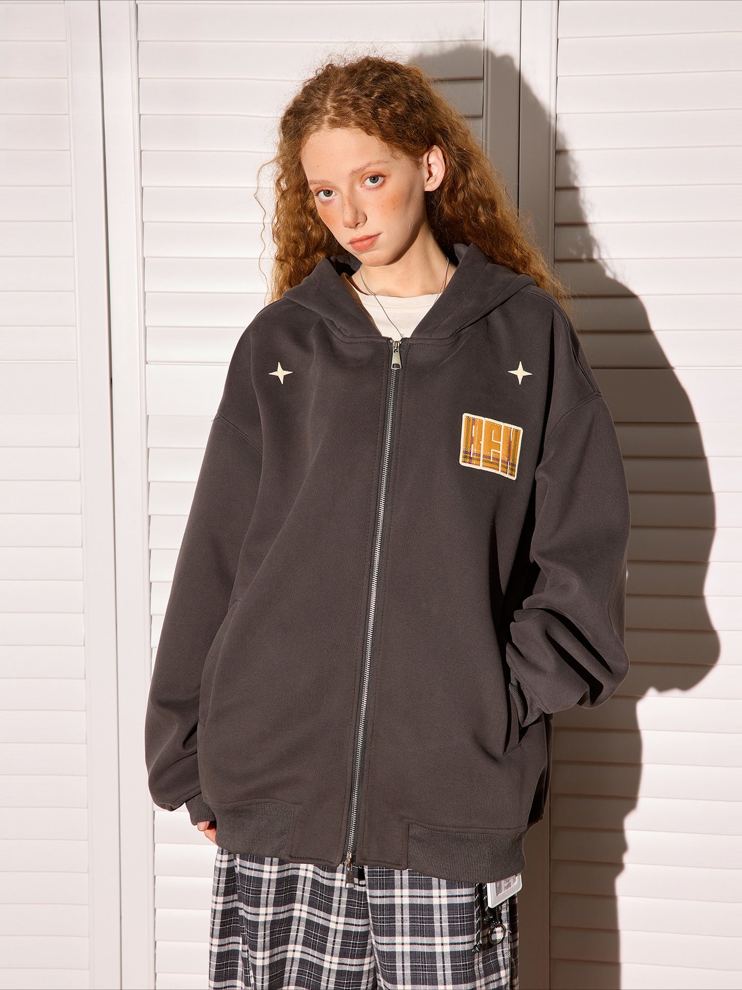 Dubinger Hooded Cardigan Zip-Up Jacket