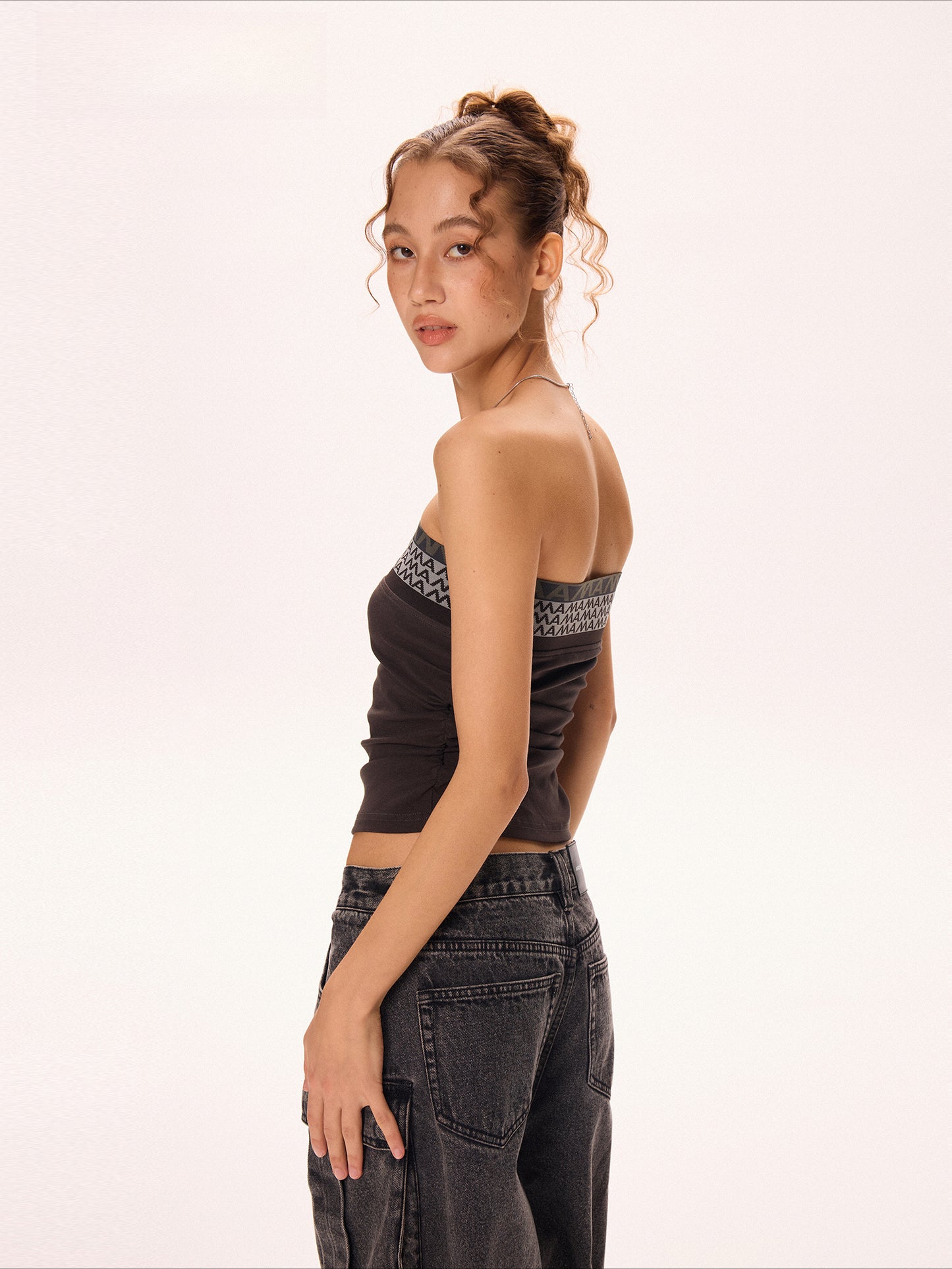 Grey tube top