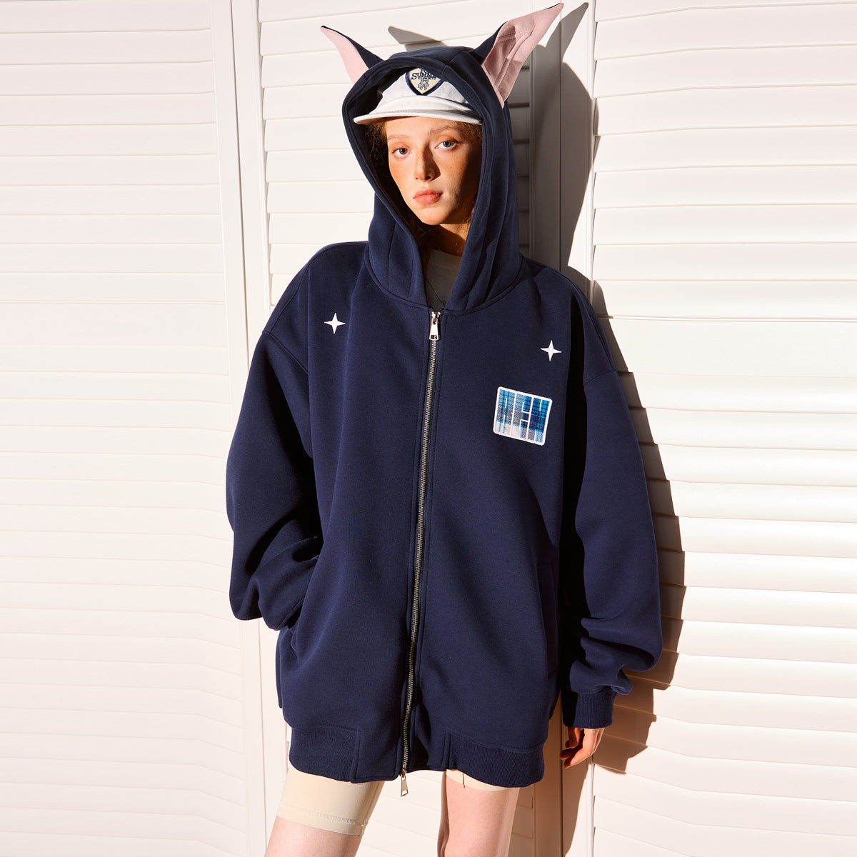 Dubinger Hooded Cardigan Zip-Up Jacket