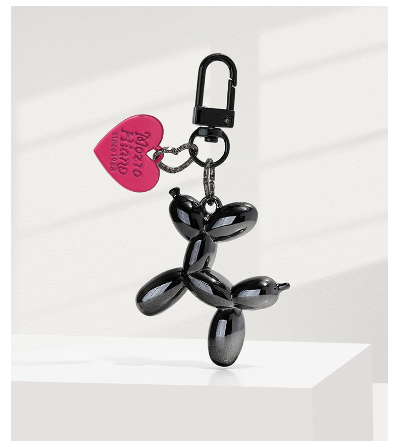 Dark Cool Balloon Dog Keychain