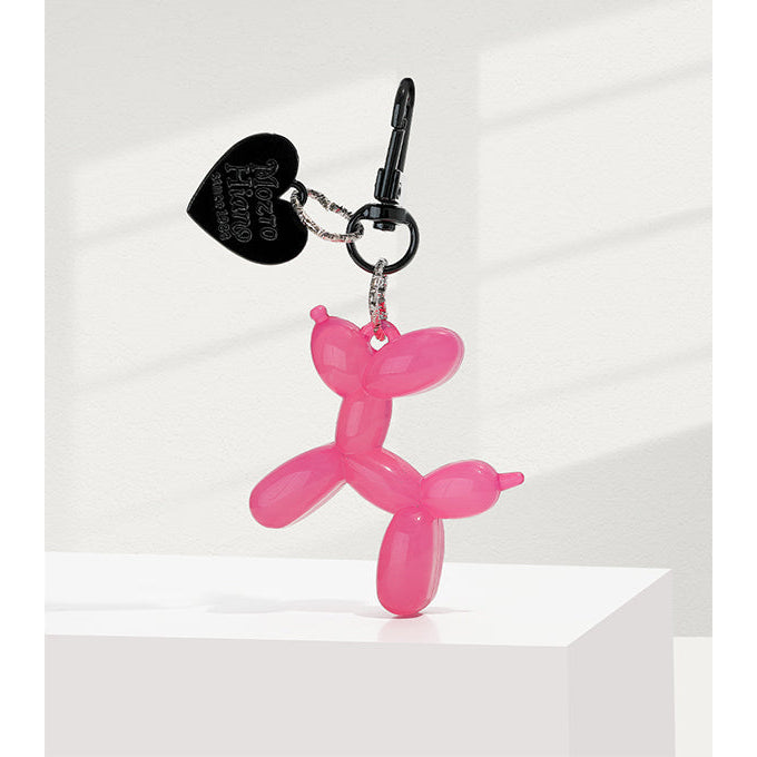Dark Cool Balloon Dog Keychain