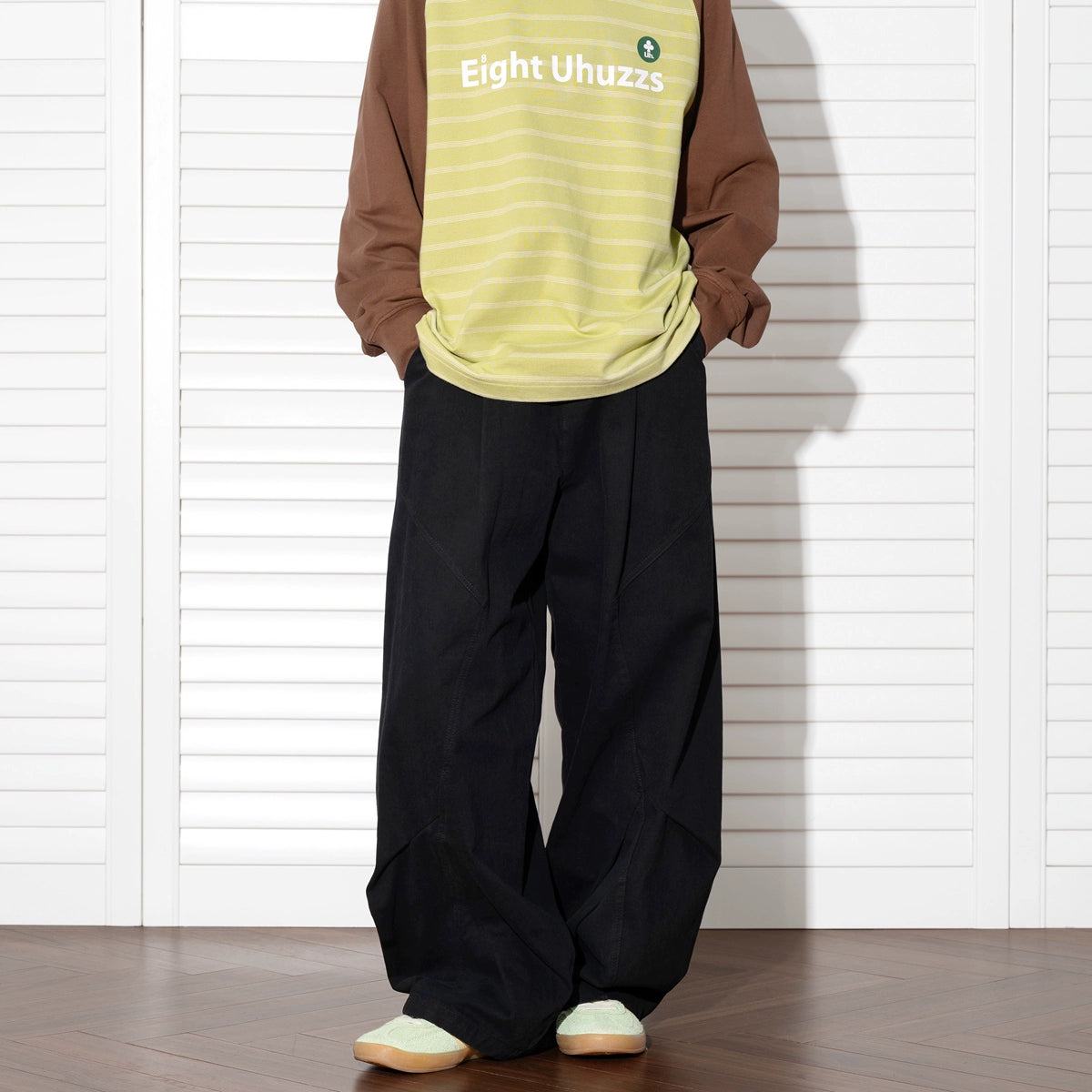Straight casual pants