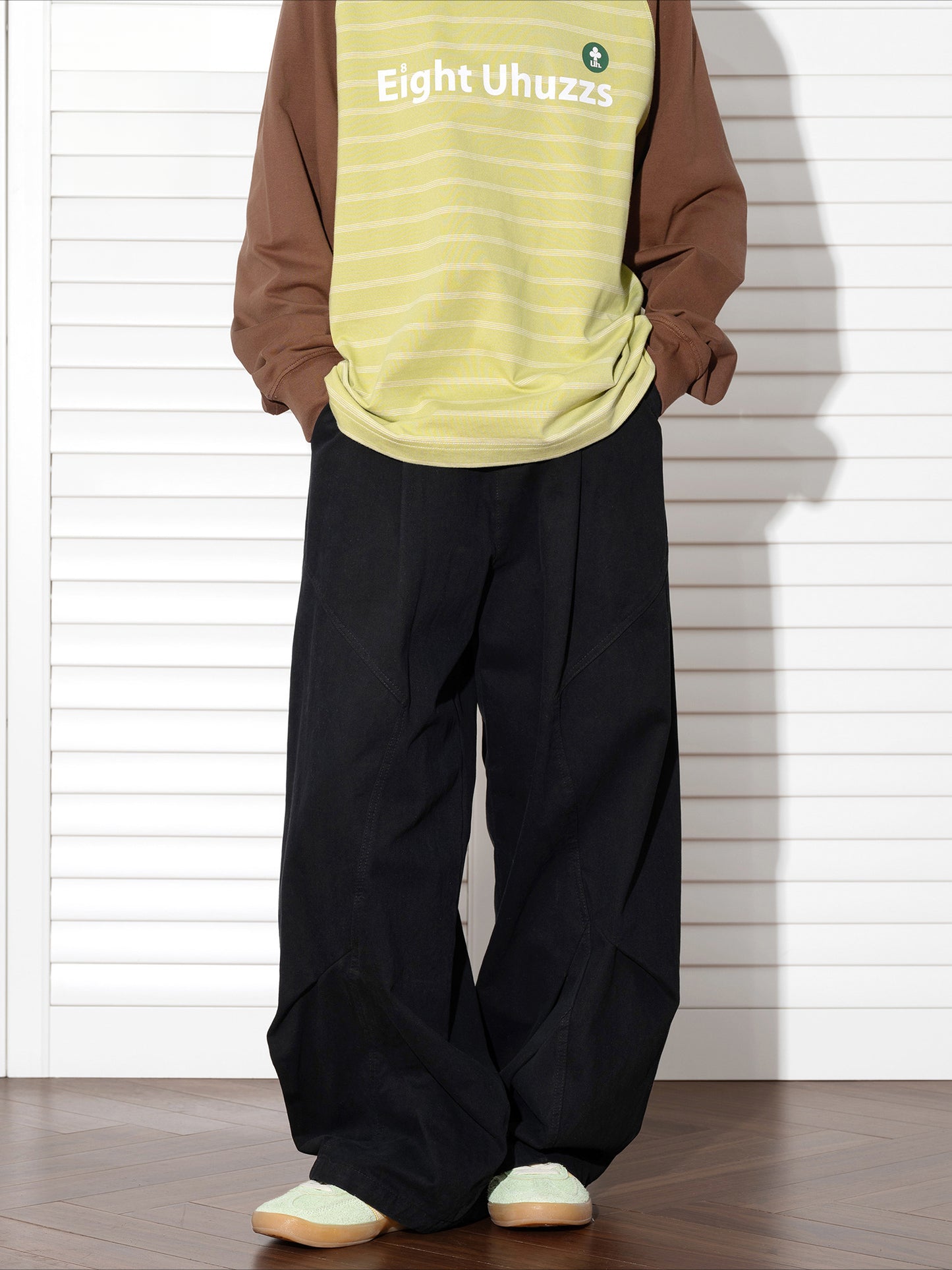Straight casual pants