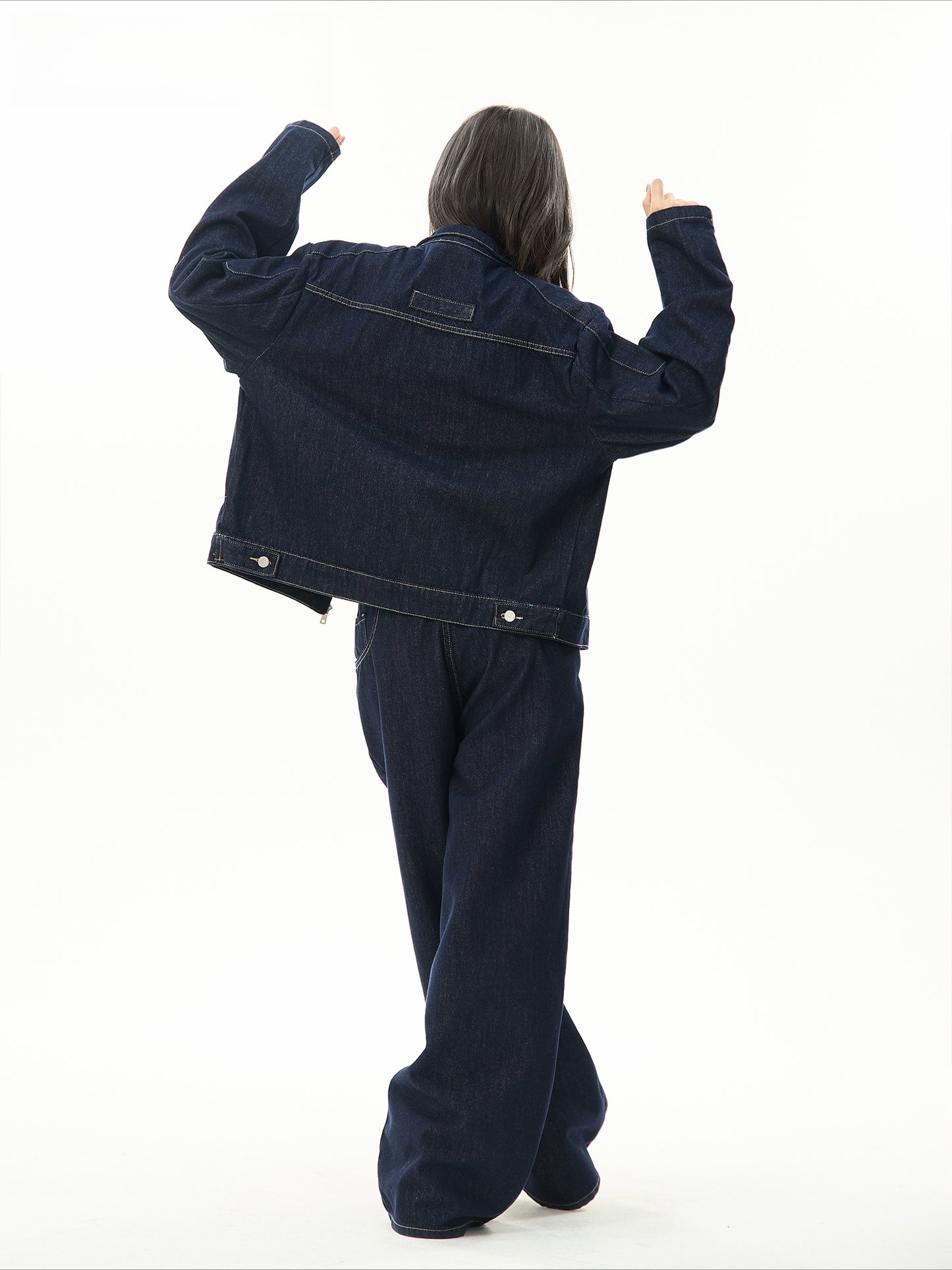 Jacket men's and women's jeans casual suit