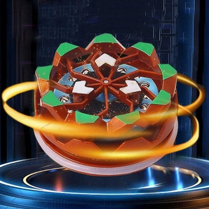 Creative flint fireworks gyroscope cool toy