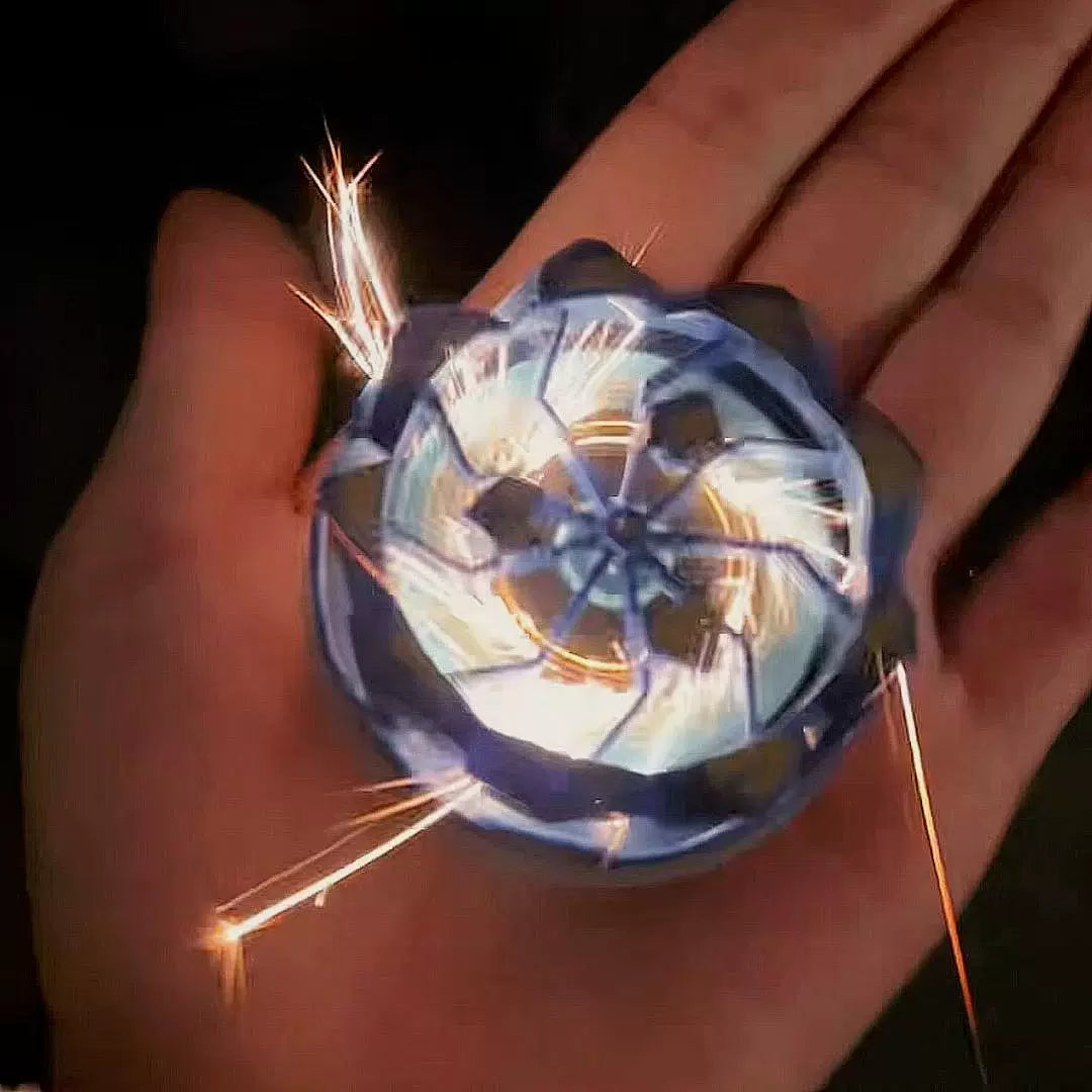 Creative flint fireworks gyroscope cool toy